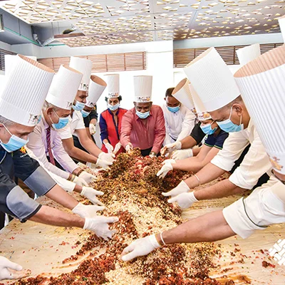 Christmas cake-mixing ceremony held in Visakhapatnam