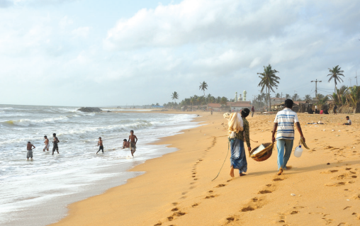 Negombo Beach.